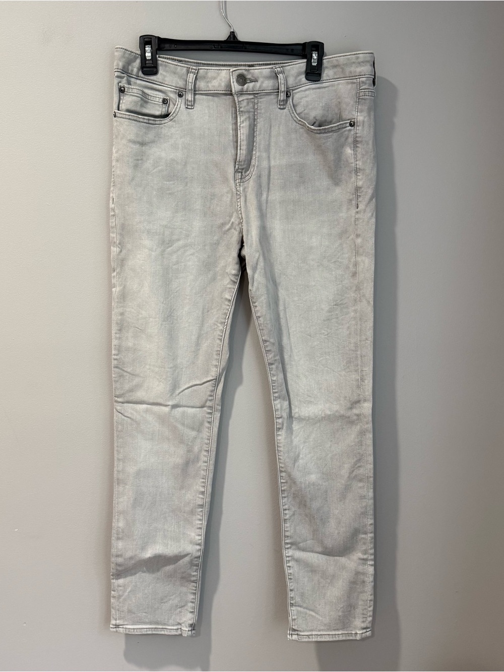 Men’s Express Light Grey Skinny Jeans